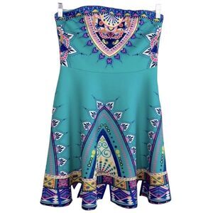 NWT Flying Tomato scuba strapless dress